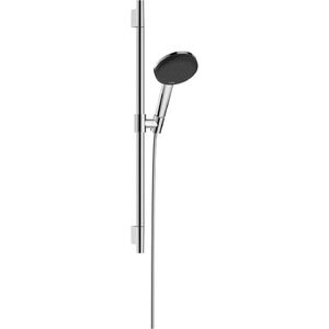 купить Душовий набір Hansgrohe Raindance Alive Select S 3Jet EcoSmart зі стійкою Unica S Puro 65 см, Chrome (24602000) недорого