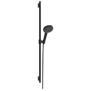 купить Душовий набір Hansgrohe Raindance Alive Select S 3jet EcoSmart зі стійкою Unica S Puro 90 см, Matt Black (24603670) недорого