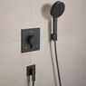 Душовий набір Hansgrohe Raindance Alive Select S 3Jet EcoSmart Porter 1.60 см, Brushed Black Chrome (24611340)