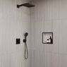 Душовий комплект Hansgrohe Raindance Alive Q 210/340 1jet 6 в1, Matt Black (24620670)