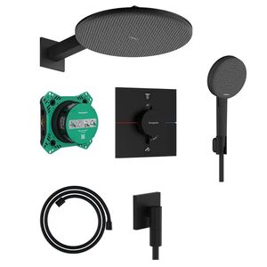 купить Душовий комплект Hansgrohe Raindance Alive S 300 1jet 6 в1, Matt Black (24630670) недорого