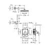 25289000 Grohe Eurocube Прихована душова система з Tempesta 250 Cube