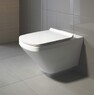 Унітаз підвісний Duravit DuraStyle Rimless 70х37cm для людей з ОВ, білий (2559090000)