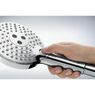Ручний душ Hansgrohe Raindance Select S PowderRain 120 3jet P, Brushed Black Chrome (26014340)