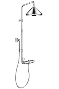купить Axor 26020000 Showerpipe с термостатом и верхним душем, дизайн Front недорого