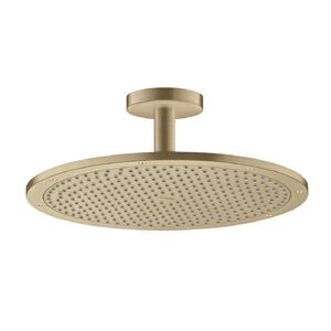 купить Верхній душ Axor 350 1jet P з утримувачем зі стелі, Brushed Bronze (26035140) недорого