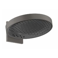 Верхній душ Hansgrohe Rainfinity 360 3jet із настінним тримачем, чорний матовий хром (26234340)