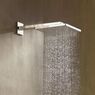 Верхній душ Hansgrohe Raindance Select E 300 1jet Air EcoSmart з тримачем 390 мм, Brushed Black Chrome (26239340)