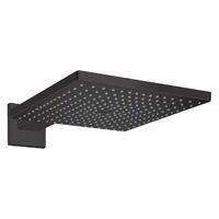 Верхній душ Hansgrohe Raindance Select E 300 1jet Air з тримачем 390 мм, EcoSmart 9 л/хв, Matt Black (26239670)