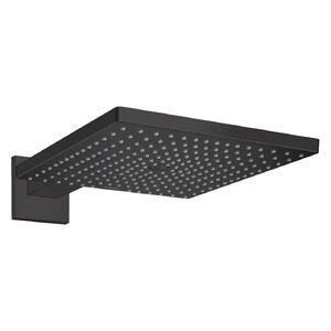 купить Верхній душ Hansgrohe Raindance Select E 300 1jet Air з тримачем 390 мм, EcoSmart 9 л/хв, Matt Black (26239670) недорого