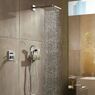 Верхній душ Hansgrohe Raindance Select E 300 1jet Air з тримачем 390 мм, EcoSmart 9 л/хв, Matt Black (26239670)