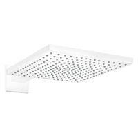 Верхній душ Hansgrohe Raindance Select E 300 1jet Air з тримачем 390 мм, EcoSmart 9 л/хв, Matt White (26239700)
