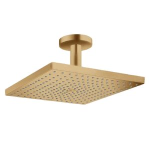 купить Верхній душ Hansgrohe Raindance Select E 300 1jet Air EcoSmart із стельовим тримачем, Brushed Bronze (26251140) недорого