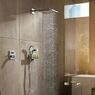 Верхній душ Hansgrohe Raindance Select E 300 1jet Air EcoSmart з стельовим тримачем, Brushed Black Chrome (26251340)