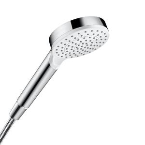 купить Ручний душ Hansgrohe Crometta 100 1jet, EcoSmart 9л/хв, White/Chrome (26333400) недорого