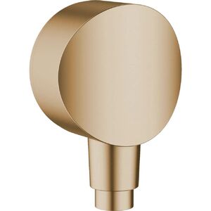 купить Шлангове підключення Hansgrohe FixFit S зі зворотним клапаном, Brushed Bronze (26453140) недорого