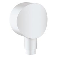 Шлангове підключення Hansgrohe FixFit S зі зворотним клапаном, Matt White (26453700)