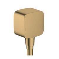 Шланговое під'єднання Hansgrohe FixFit E зі зворотним клапаном, Brushed Bronze (26457140)