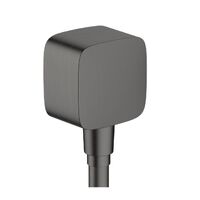Шланговое під'єднання Hansgrohe FixFit E зі зворотним клапаном, Brushed Black Chrome (26457340)