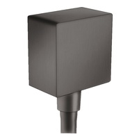 Шланговое під'єднання Hansgrohe Fixfit E зі зворотним клапаном, Matt Black (26457670)