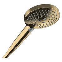 Ручний душ Hansgrohe Raindance Select PowderRain 120 3jet P EcoSmart+, Polished Gold Optic (26516990)