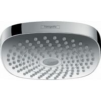 Верхній душ Hansgrohe Croma Select E 180 2jet Showerpipe EcoSmart 9 л / хв, білий / хром (26528400)