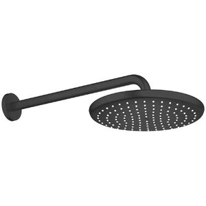 купить Верхній душ Grohe Tempesta 250, 380 мм, 1 режим струменя, з тримачем, чорний матовий (266682430) недорого