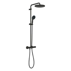 купить Душова система Grohe Tempesta System 250, настінний монтажу із термостатом, чорний матовий (266702431) недорого