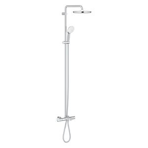 купить Душова система з термостатом Grohe Tempesta 250 shower system THM bath 9,5l, хром (26672001) недорого