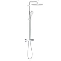 Душова система Grohe Tempesta System 250 Cube з термостатом для настінного монтажу, хром (26689001)
