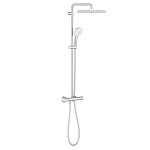купить Душова система Grohe Tempesta System 250 Cube з термостатом для настінного монтажу, хром (26689001) недорого