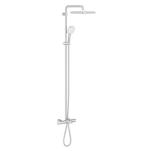 купить Душова система з термостатом Grohe Tempesta Cube 250, хром (26691001) недорого