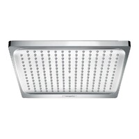 Верхній душ Hansgrohe Crometta E 240 1jet EcoSmart 9л / хв, білий / хром (26727000)