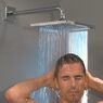 Верхній душ Hansgrohe Crometta E 240 1jet EcoSmart 9л / хв, білий / хром (26727000)