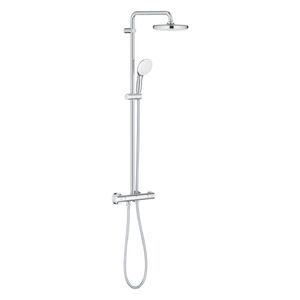 купить Душова система Grohe Tempesta System 210 з термостатом для настінного монтажу, хром (26811001) недорого