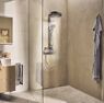 Душова система Hansgrohe Rainfinity Showerpipe 360 1jet з термостатом ShowerTablet 350, Chrome (26853000)