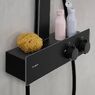 Душова система Hansgrohe Rainfinity Showerpipe 360 1jet з термостатом ShowerTablet 350, Matt Black (26853670)