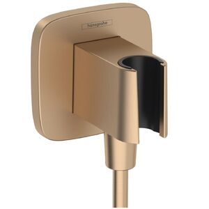 купить Шлангове підключення Hansgrohe FixFit Porter Q з тримачем, Brushed Bronze (26887140) недорого
