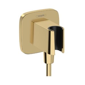 купить Шлангове підключення Hansgrohe FixFit Porter Q з тримачем, Polished Gold Optic (26887990) недорого