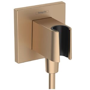 купить Шлангове підключення Hansgrohe FixFit Porter E з тримачем, Brushed Bronze (26889140) недорого