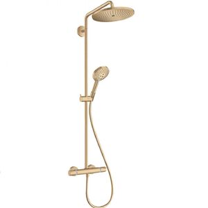 купить Душова система Hansgrohe Croma Select S 280 1jet Showerpipe з термостатом, brushed bronze (26890140) недорого