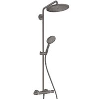 Душова система Hansgrohe Croma Select S 280 1jet Showerpipe з термостатом, brushed black chrome (26890340)