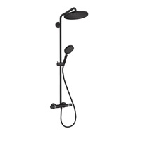 Душова система Hansgrohe Croma Select S 280 1jet Showerpipe з термостатом, matt black (26890670)
