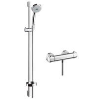 Hansgrohe 27085000 Croma Душевой набор  100 Multi с термостатом штанга 0,90м белый хром