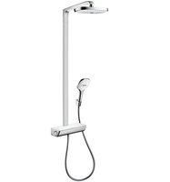 Hansgrohe 27128400 Душевая система белый/хром Select 300 Showerpipe Raindance Air 2 режима