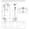 Hansgrohe 27223000 Душевая система Croma 220 Showerpipe 27223