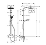 Hansgrohe 27267000 Crometta S 240 1jet Showerpipe 27267 душ с термостатом цена Душевая система