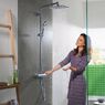 Душова система Hansgrohe Crometta E Showerpipe EcoSmart 240 1jet з термостатом 9 л / хв, хром (27281000)