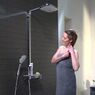 Душова система Hansgrohe Raindance Select E Showerpipe 300 2jet EcoSmart з термостатом 9 л / хв, білий / хром (27283400)