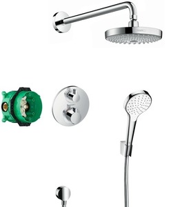 купить Hansgrohe 27295000 Croma Select S Душова система настінна прихованого монтажу недорого